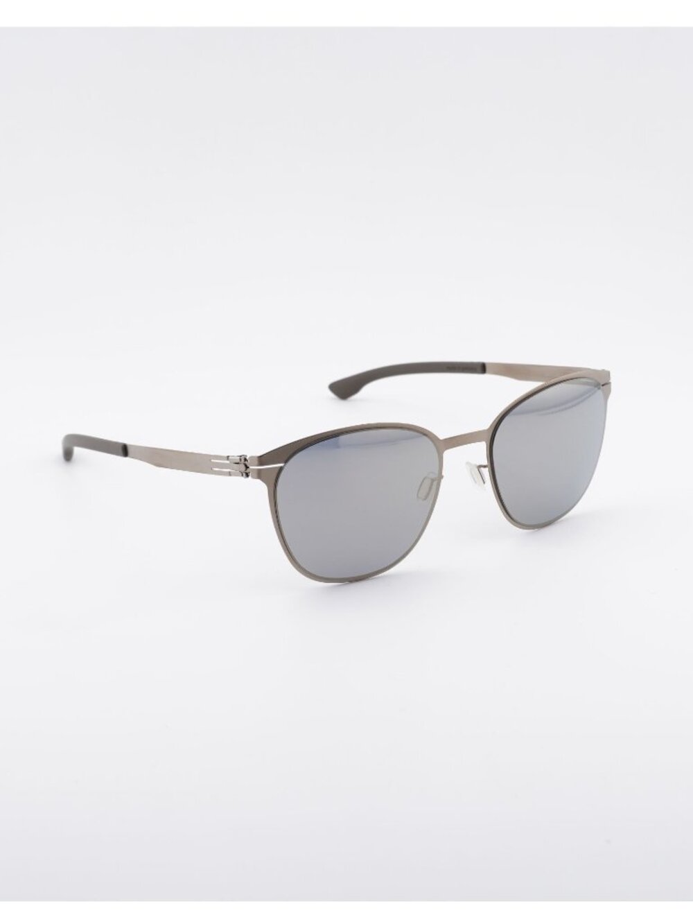 Ic! Berlin ANDREA R. M1444 030 Sunglasses Bronze Round Frame, Mirror Lenses